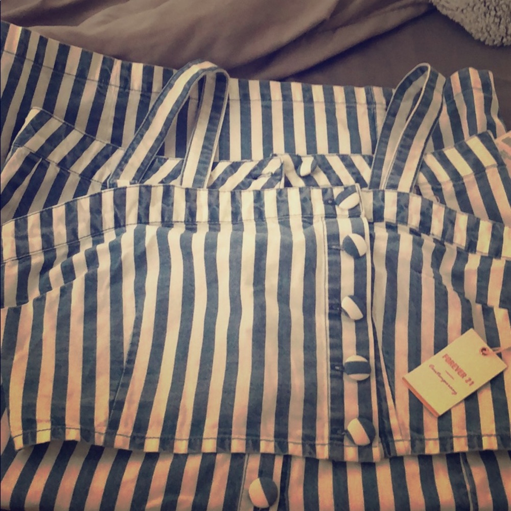 Skirt and crop top set